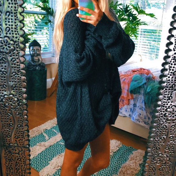 Banana Republic Sweaters - chunky charcoal ezmeralde oversized sweater